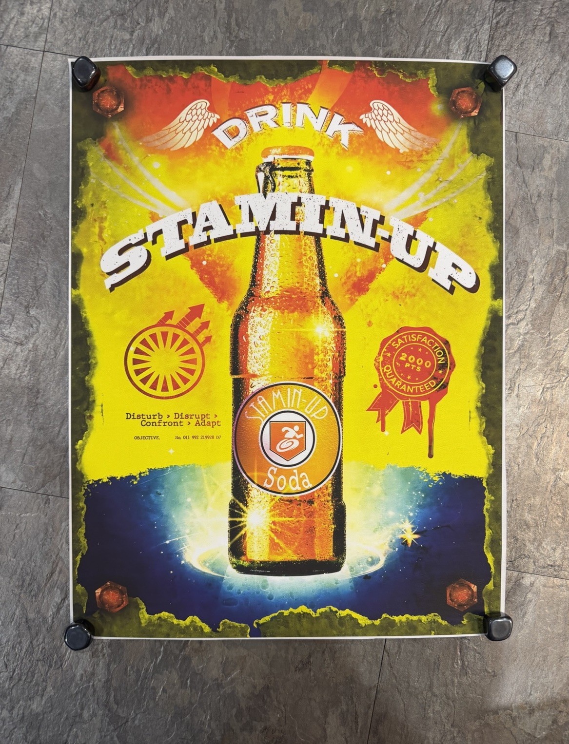 Call Of Duty Zombies Stamin-Up Perk Poster Non Stick 12x15.5