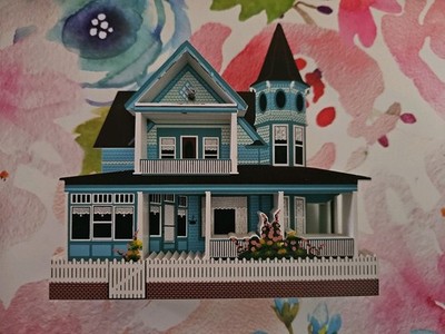 1996 Sheila's Collectible Wooden 3-D House Rearick Cottage Mackinac Island Mich.
