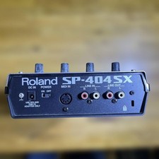 ROLAND SP-404SX Sampler Portable Tested w/ Adapter ,SD card Used From Japan
