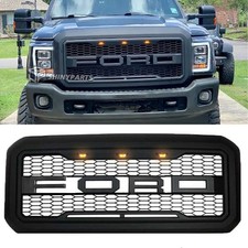 Front Grill For 2011-2016 Ford F250 F350 Super Duty Raptor Style Grille Wletter Front Grill For 2011-2016 Ford F250 F350 Super Duty Raptor Style Grille Wletter