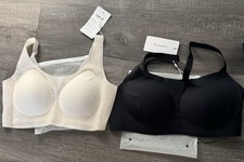 Comfelie Women's Size L Almond and Black Bras NWT Lot of 2 New In Package