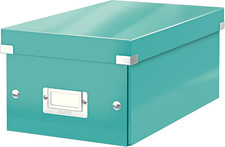 Image of Leitz DVD Storage Box, Ice Blue, Click and Store Range, 60420051
