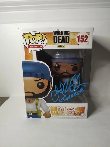 *Signed Chad Coleman* Funko POP! The Walking Dead Tyreese #152 No Coa