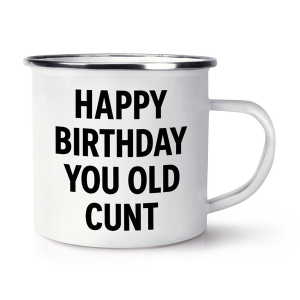 Gift Base Emaille Tasse Becher Spruch Zum Geburtstag FüR Rude Dad Grandad Uncle-image