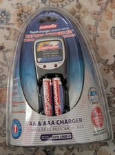 Digipower DPS-1800 Battery Charger 10 Hour AA/AAA Rechargeable Battery Kit V2833