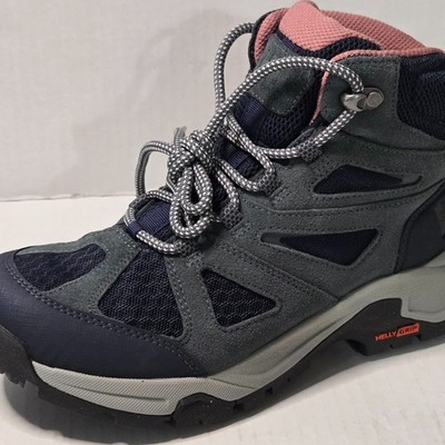 Helly Hansen Women's Trail Hiking Boots Shoes Sz 5.5 Black Switchback Waterproof