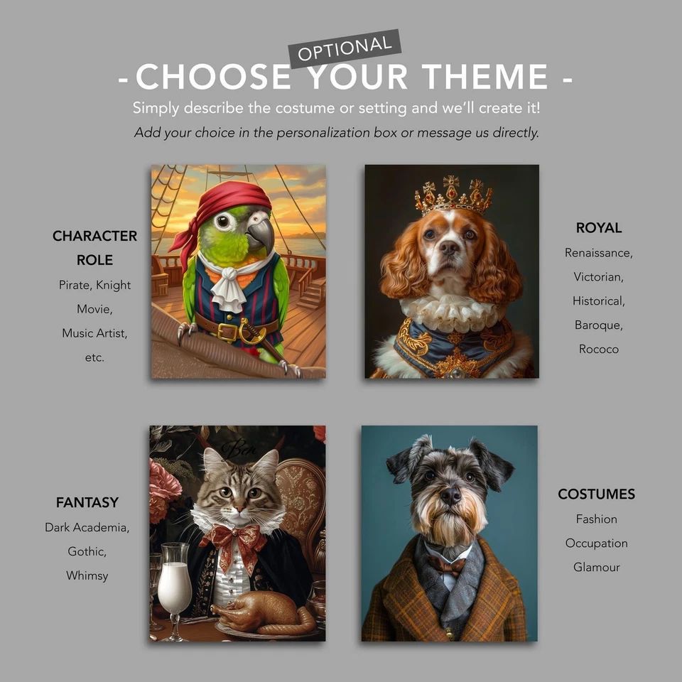 Retrato de Papillon de Foto, Pintura Personalizada Perro Mascota Gato en Digital Óleo Acrílico Foto 3 de 4