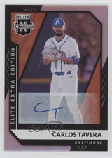 2021 Panini Elite Extra Edition Signatures Carlos Tavera #137 Auto 04o2