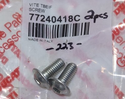 QTY 2 NEW Genuine Ducati Monster Scrambler Superbike Screw Parts OEM 77240418C