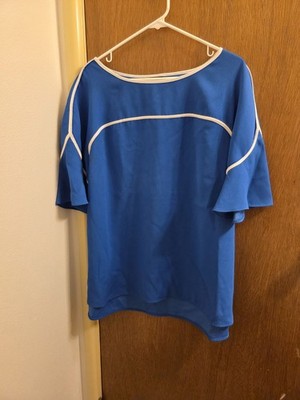 Alfani Womens Plus Size 1x Blouse Top Shirt Partial New Tag