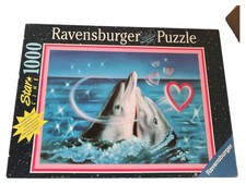Ravensburger Star Line 1000 Teile Puzzle Delfine Herzen leuchtet im Dunkeln