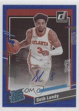 2023 Donruss Rated Rookie Choice Blue Signatures 21/49 Seth Lundy #294 Auto 0m89