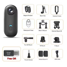 1080P Waterproof Outdoor Sports Action Camera for Bikes and Helmets