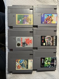 Nintendo NES Game LOT 6 Games Cartridges Only - Mickey Mousecapade And Others!