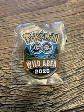 Pokémon Go Wild Area 2025 Official Pin Badge Brand New Sealed