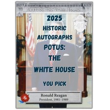 2025 Historic Autographs POTUS The White House Base /350 - You Pick