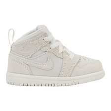 Air Jordan 1 Mid SE Craft Infant Toddler Lifestyle Shoes Pale Ivory/Sail