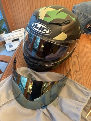 HJC i11 Instant Green Motorcycle Helmet 2XL Snell USA DOT