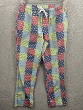 Vineyard Vines Pajama Pants Mens Small Patchwork Loungewear Christmas Holiday