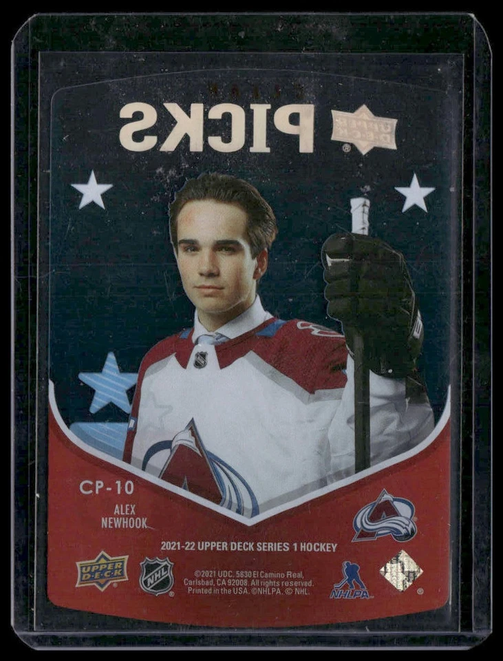 2021-22 Upper Deck #CP-10 Alex Newhook Clear Picks - Image 2 of 2