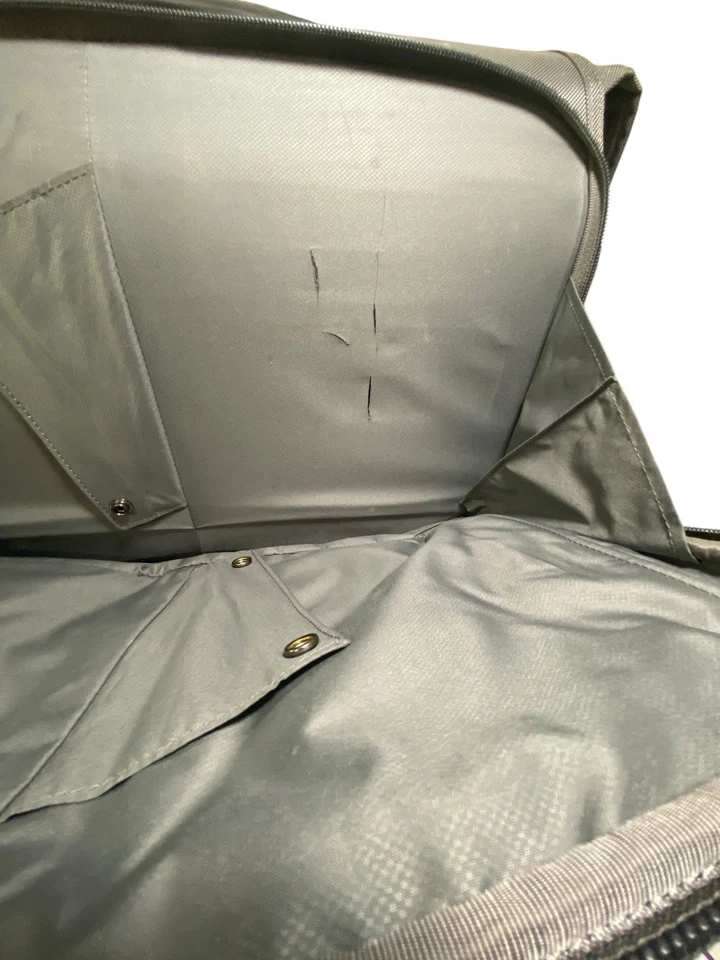 TUMI Alpha 2 2203BCG2E Grey Carry-On 4-Wheel - Preowned w/ Interior Tears & Wear - Image 3 of 4