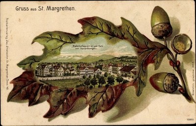 Oak Leaf Litho Saint Margarethen Canton of St. Gallen Switzerland,... - 10844305