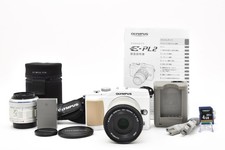 Top MINT OLYMPUS PEN E-PL2 White Double Lens Kit From JAPAN