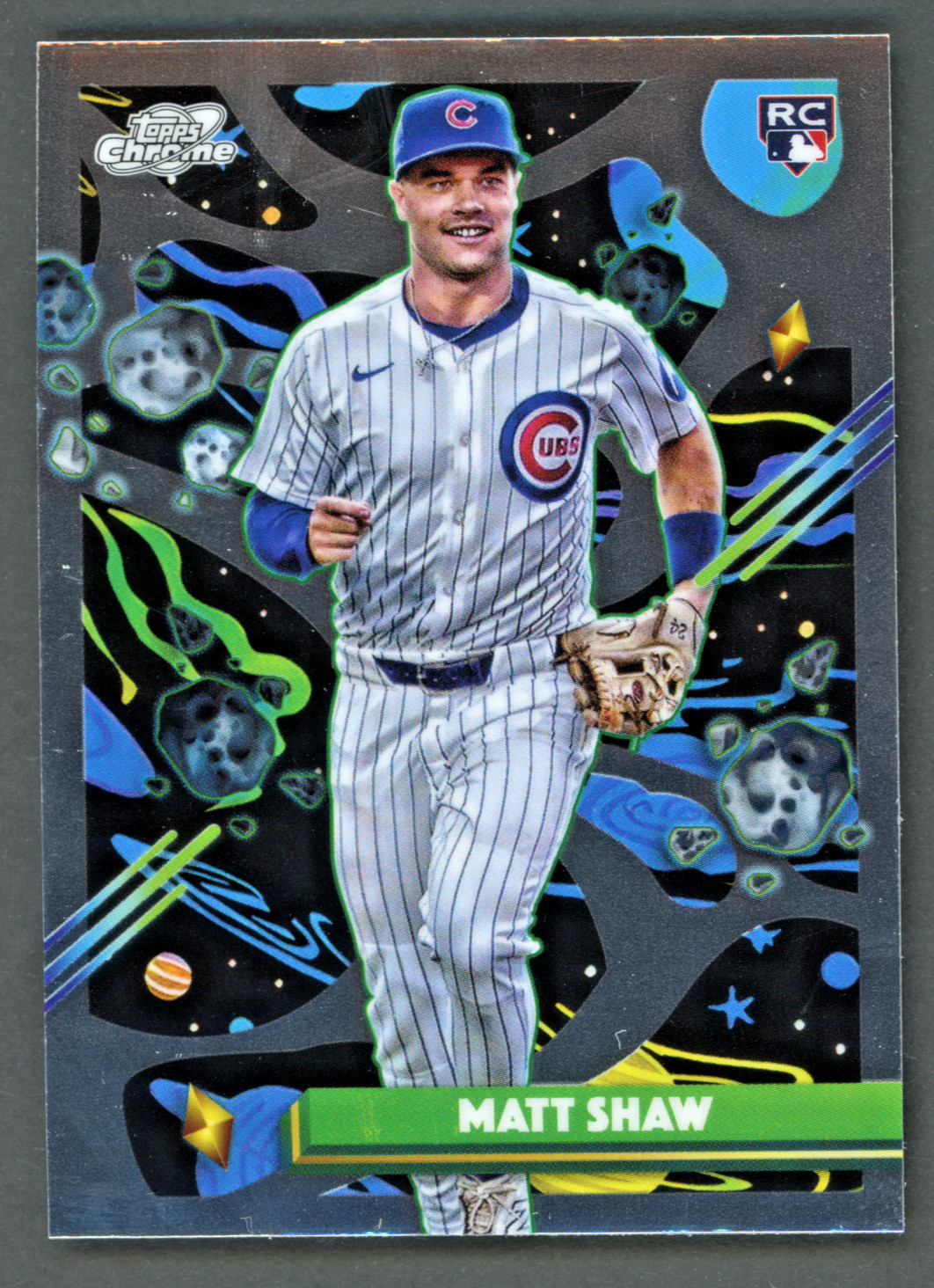 2025 Topps Cosmic Chrome Matt Shaw Chicago Cubs Rookie Card#35