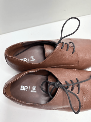 BP Dress Shoes Mens Size 8.5 Brown Derby Textured Leather  display picture 3