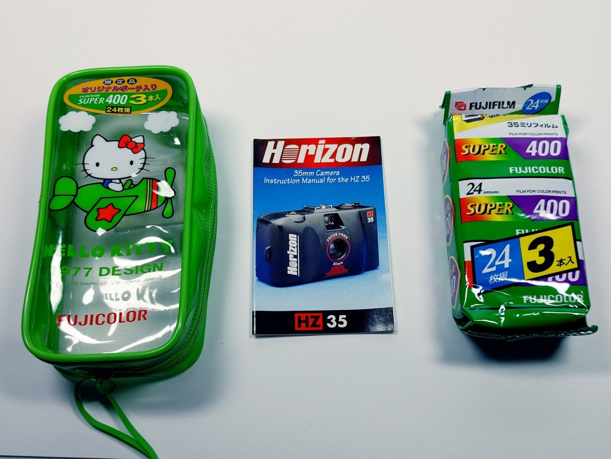 Fujicolor Super 400 Film Pack Collectible Plastic Case Hello