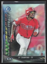 2017 Bowman #BTP-9 J.P. Crawford Bowman Scouts' Top 100