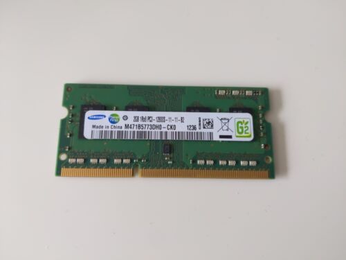 Samsung 2 GB 1Rx8 PC3-12800S-11-11-B2 1x RAM Stick Module M471B5773DH0-CK0 - Afbeelding 1 van 2