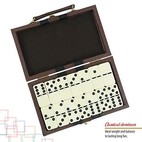 Dominos Jumbo Set Game Premium Classic 28 Pieces Double Six Domino Durable