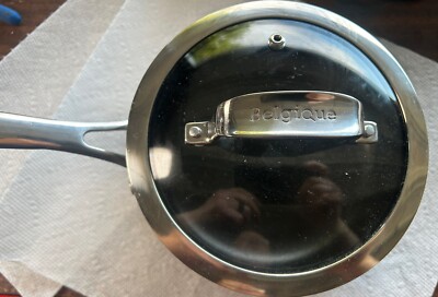 Belgique 1.5 Quart Sauce Pan Stainless Steel With Glass Lid Pot