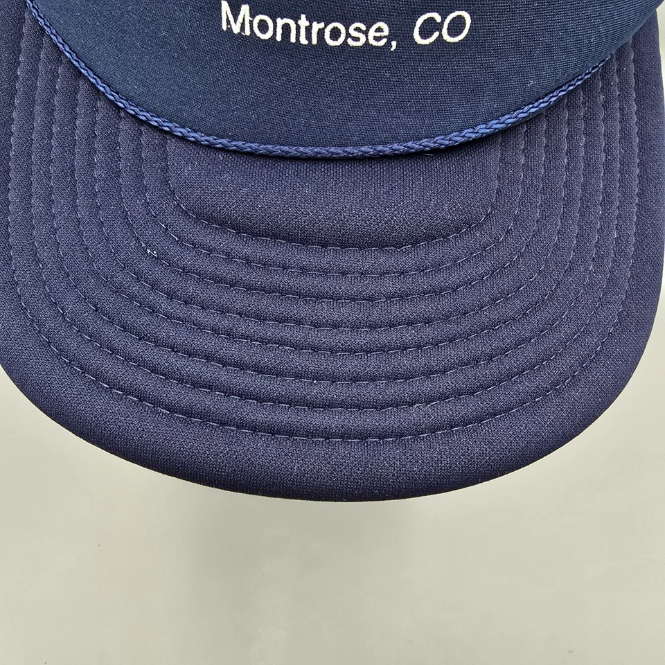 Vintage Horney Family Re-Union 1993 Montrose Colorado Blue Speedway Trucker Cap - Image 4 of 4