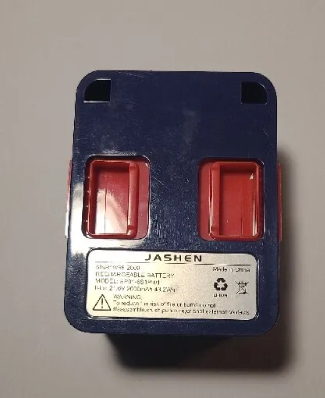 JASHEN BP016S1P01 Replacement 2000mAh Battery for D18 Cordless