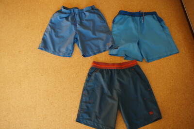 Wilson Babolat Tennisshose 3 St. Gr. 140 / 152   10 - 12 Jahre  Sport Hose blau