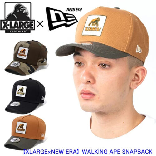 XLARGE x NEW ERA Walking Ape Snapback Collaboration Cap 3 Design Color JAPAN