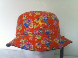 orange polo bucket hat