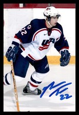 Nate Thompson Autographed 4x6 Color Photo 2004 Team USA #22 World Juniors B