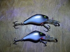Mann's Deep Hog & Deep Pig Lures Black/Gold Scales/Pearl  Super Clean   10/26