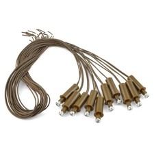 Brown 3/8" Adjustable Screw Plunger Contact Switch for Door/Window Alarm 10 Pack