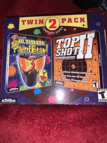 Video Game PC Sheridan Ultimate Paint Brawl & TopShot II NEW SEALED Thick Jewel - Picture 1 of 6