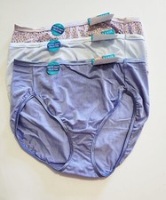 3 Vanity Fair Illumination Hi-Cut Brief Panty Multi 13108 Sz 10/3XL - NWT
