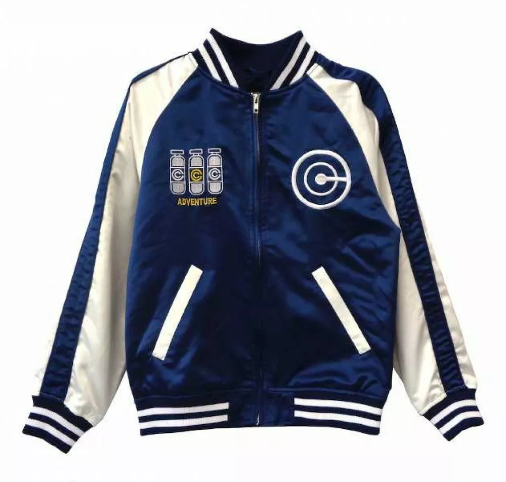 Capsule corp varsity best sale jacket