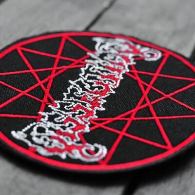 Patch Per Giubbotti E Borse Patch Ricamata Band Avatar - Logo Svedese Heavy Melodic Death Metal, Per Cucire Su Giacche, Jeans, Borse Death Symbolic Vinyl - Foto 5