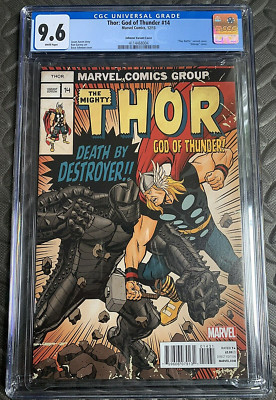 Thor God Of Thunder #14 Johnson 1:20  Variant CGC 9.6 4114468004