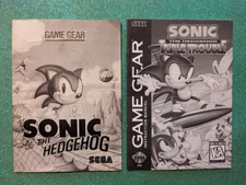 Sega Game Gear Sonic the Hedgehog Triple Trouble Instruction Manual Booklet Only