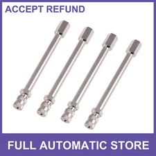 4pc 100mm Tyre Wheel Valve Extension Extender Cap Stem Custom for Auto Car Truck