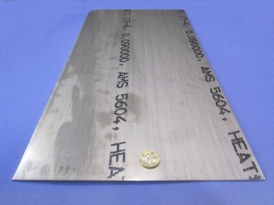 Plaque En Acier Inoxydable 17-4PH - Épaisseur 0,090 Pouce (2,3 Mm), Dimensions 12 X 24 Pouces, USA